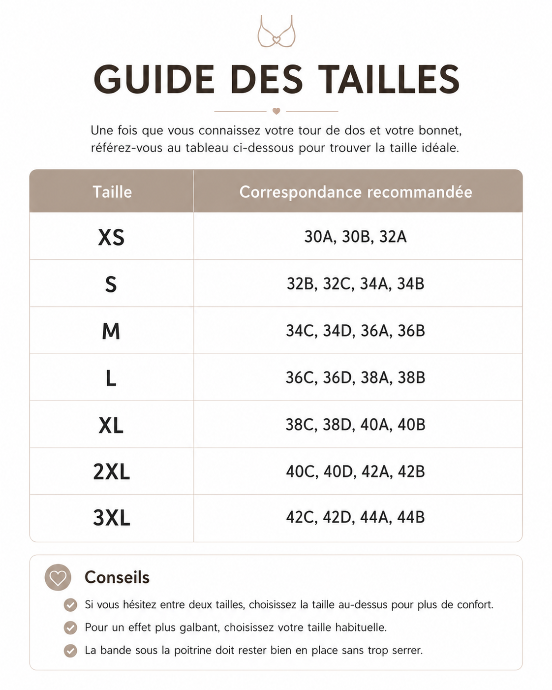 Soutien-gorge push-up sans armatures à décolleté plongeant.