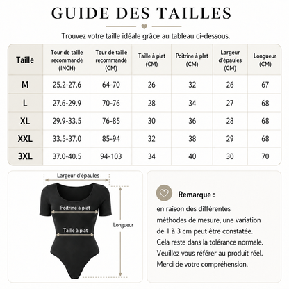 Body à manches courtes.