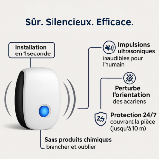 Dormez sans acariens avec StopAcariens Pro™